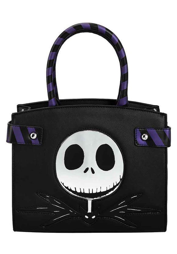 The Nightmare Before Christmas Metallic Print Handbag