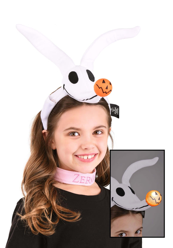 Nightmare Before Christmas Zero Costume Headband & Collar Set