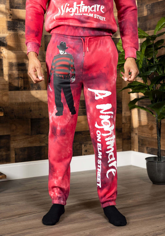 Cakeworthy Nightmare on Elm Street Adult Tie Dye Joggers