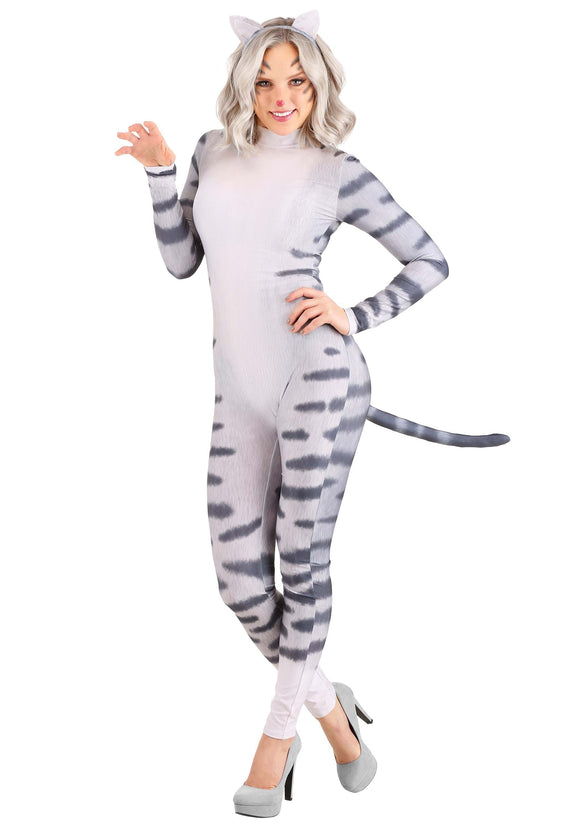Women's Nimble Tabby Cat Costume