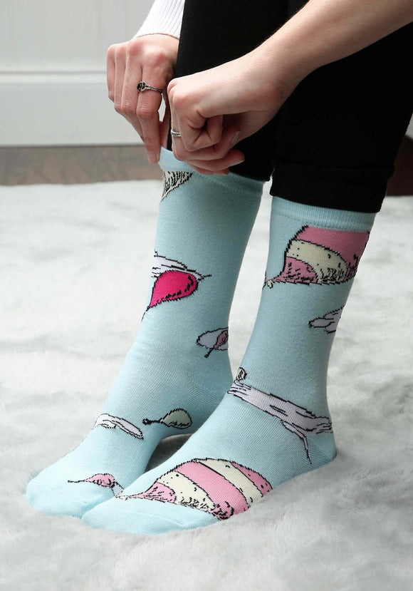 Oh! The Places You'll Go Crew Socks For Adults