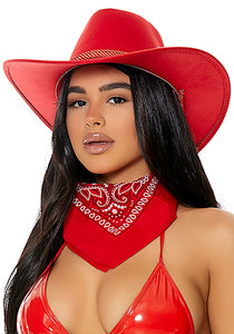 Red Old Town Cowboy Hat
