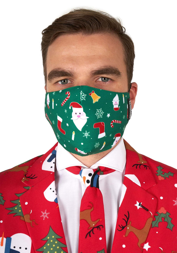 Opposuit Santaboss Face Mask for Adults