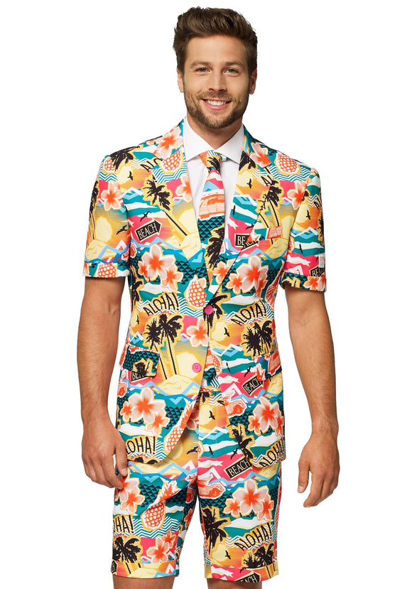 Mens Opposuits Summer Aloha Hero Suit
