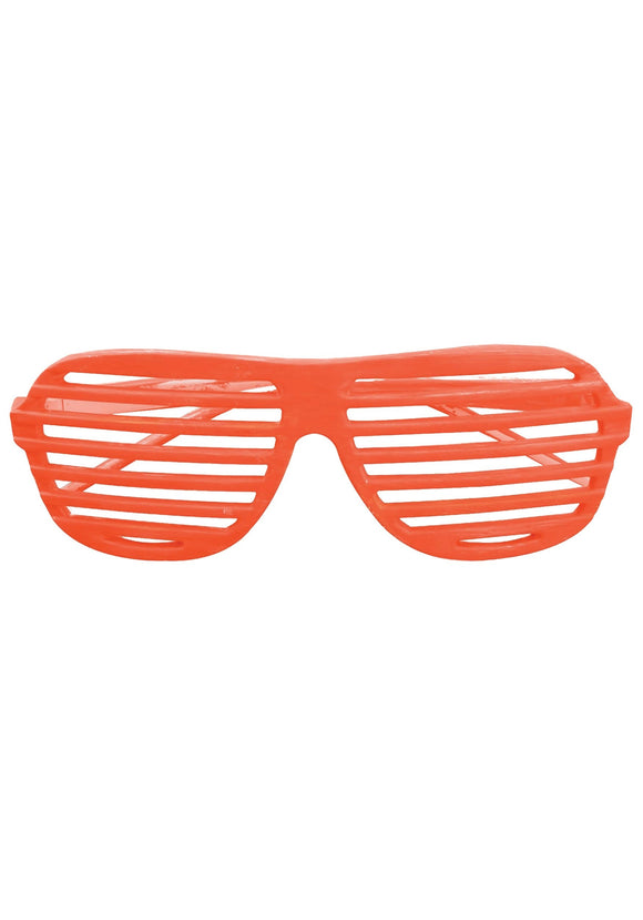 80's Orange Shudder Shades