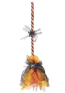 Orange Animated Shaking Witch Broom