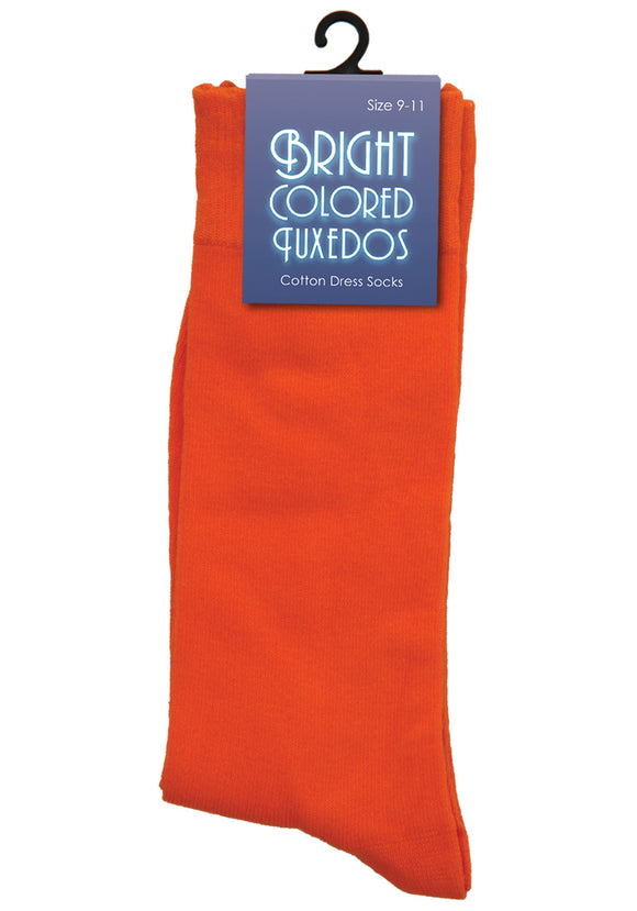 Orange Dress Socks