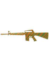 M-16 Machine Gun Orange/Green