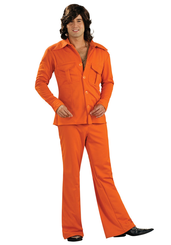 Orange Leisure Suit Costume