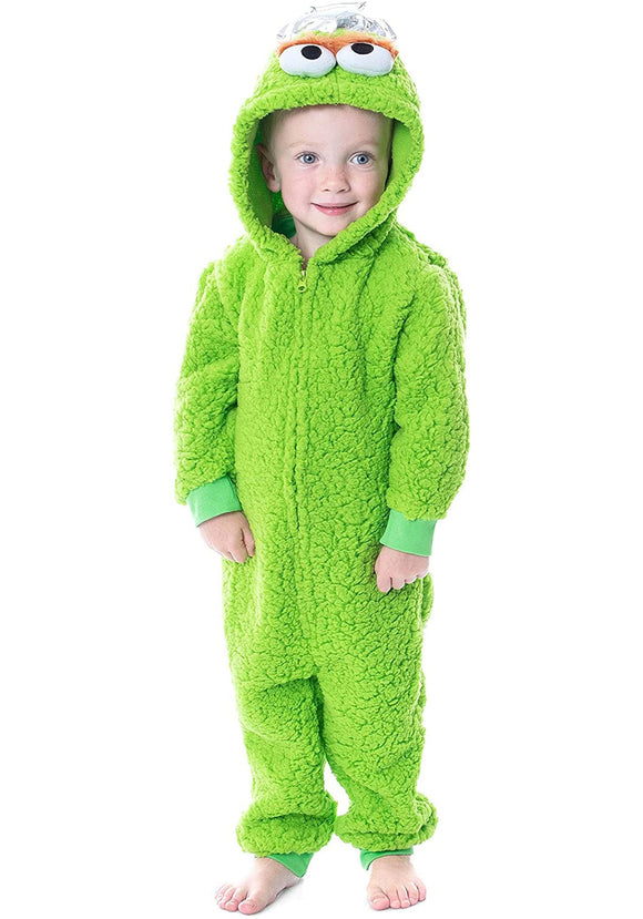 Oscar The Grouch Toddler Union Suit