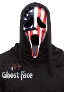 Ghost Face Patriotic Mask