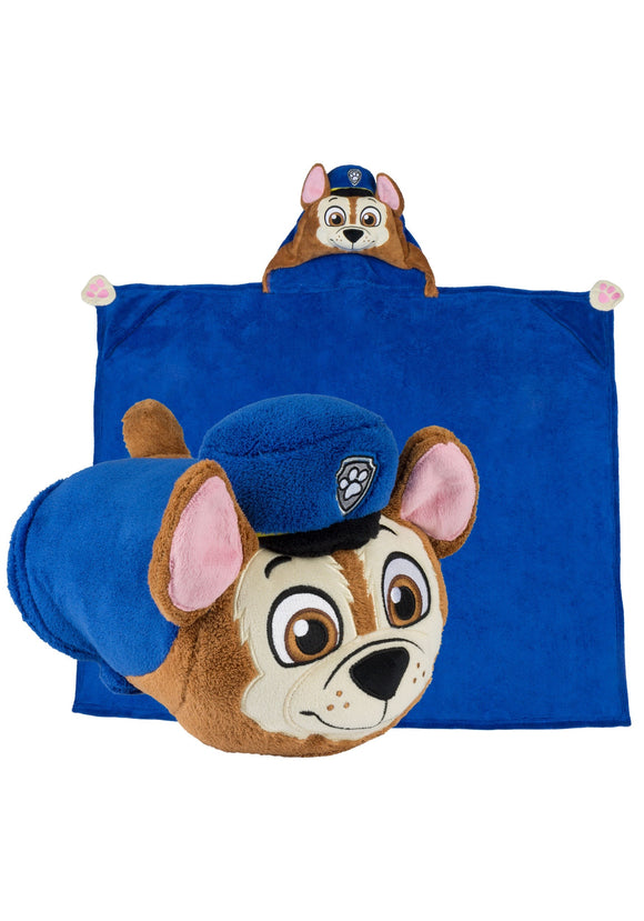Paw Patrol Chase Comfy Critters Costume Blanket