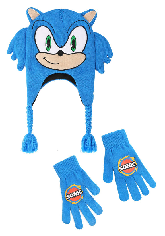 Sonic the Hedgehog Sega Peruvian Hat & Glove Set