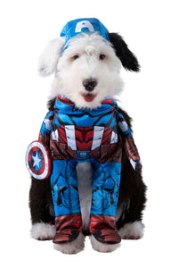 Captain America Superhero Pet Costume