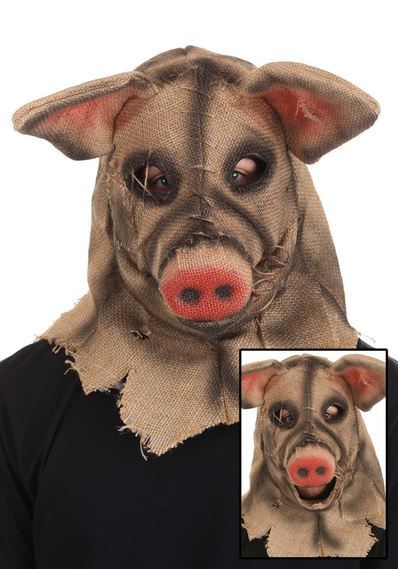 Mouth Mover Pig Scarecrow Mask