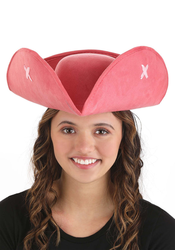Adult Pink Tricorn Hat