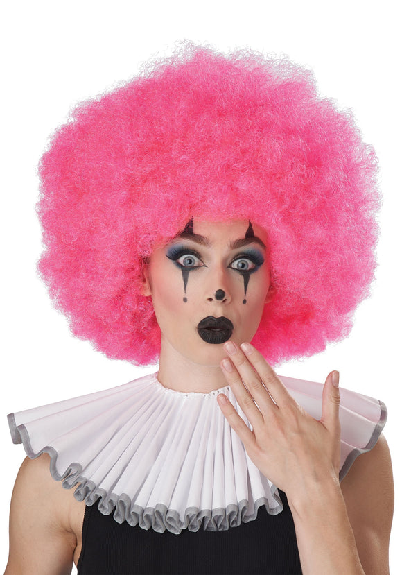 Pink Jumbo Afro Wig