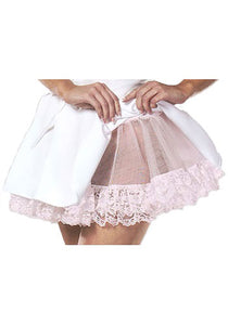 Pink Lace Teardrop Petticoat Slip