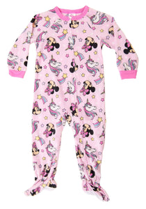 Pink Toddler Minnie Mouse & Unicorn Onesie