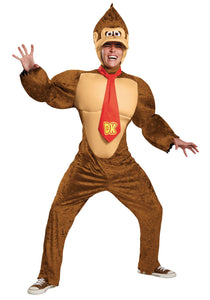Plus Size Adult Deluxe Donkey Kong Costume 2X