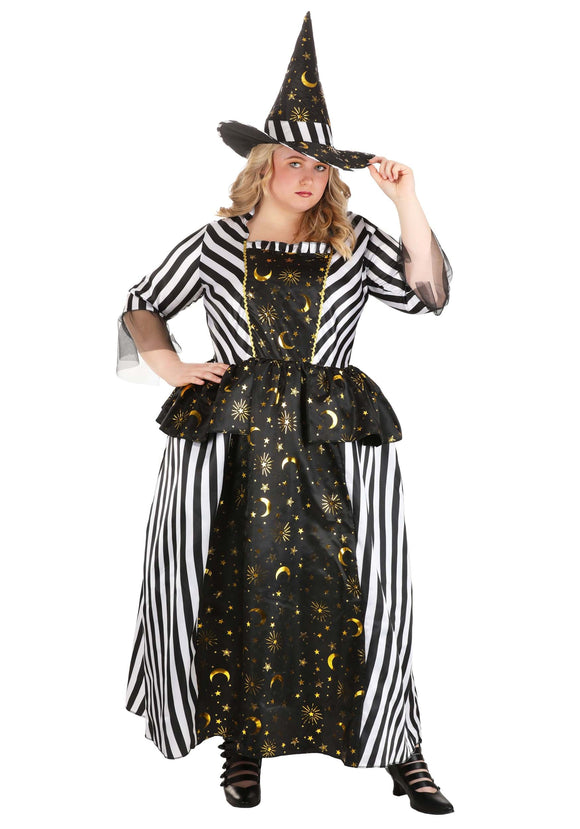 Women's Plus Size Rococo Witch Costume