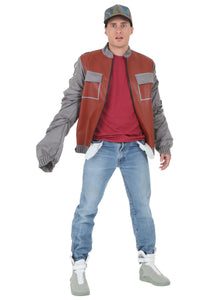 Plus Size Back to The Future II Marty McFly Jacket Costume