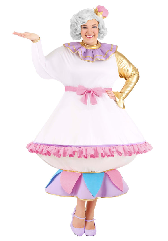 Beauty and the Beast Mrs. Potts Plus Size Costume