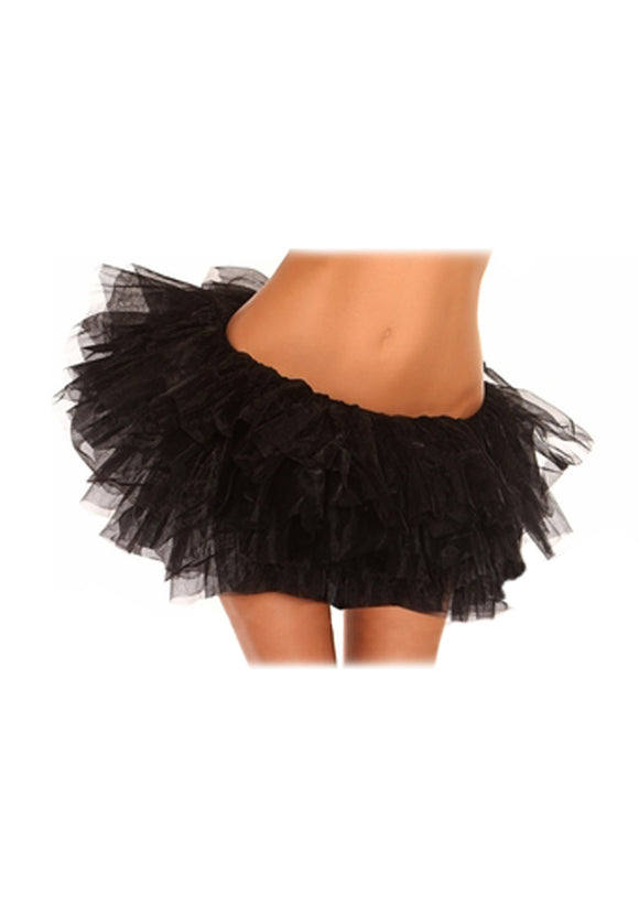 Plus Size Black Tutu Petticoat