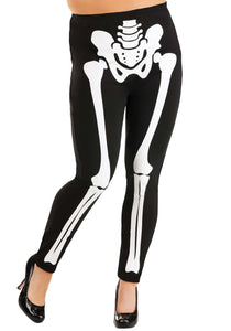 Plus Size Women's Classic Skeleton Leggings
