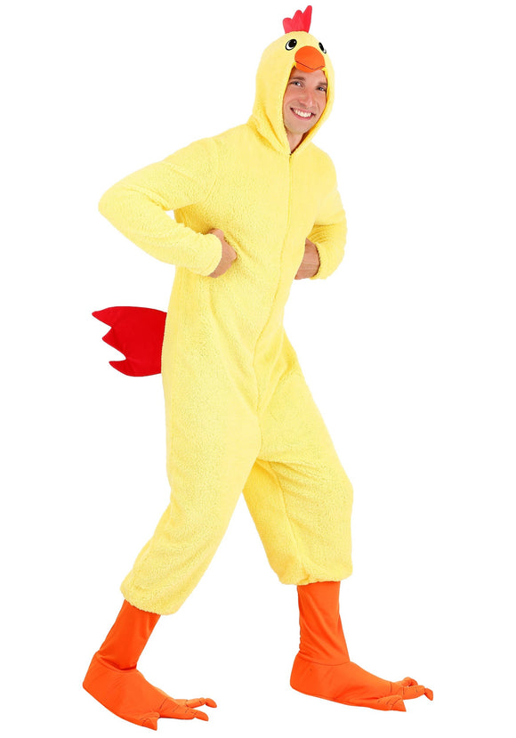 Adult Plus Size Cluckin' Chicken Costume