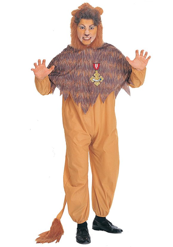Plus Size Cowardly Lion Costume 1X