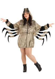 Women's Plus Size Cozy Tarantula Costume