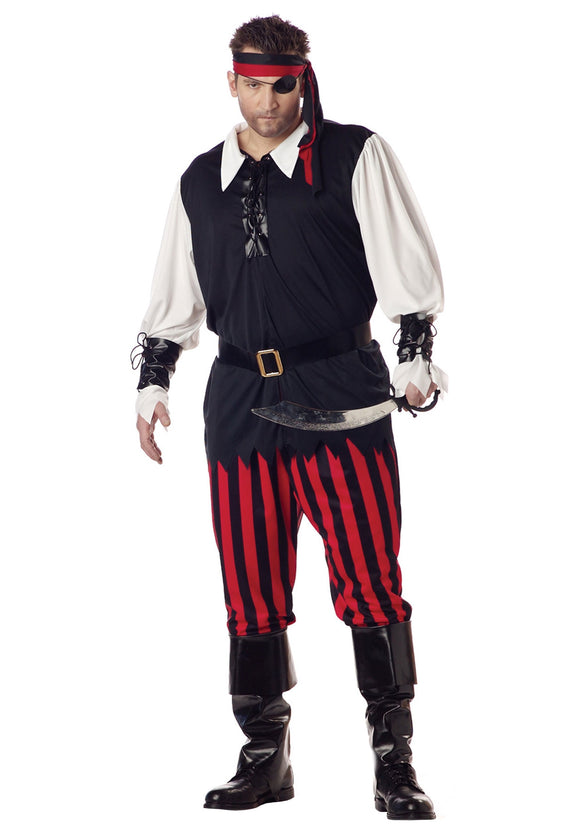 Plus Size Cutthroat Pirate Costume 1X