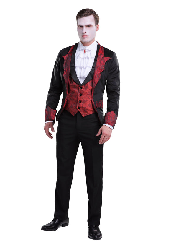 Dashing Vampire Costume for Plus Size Men
