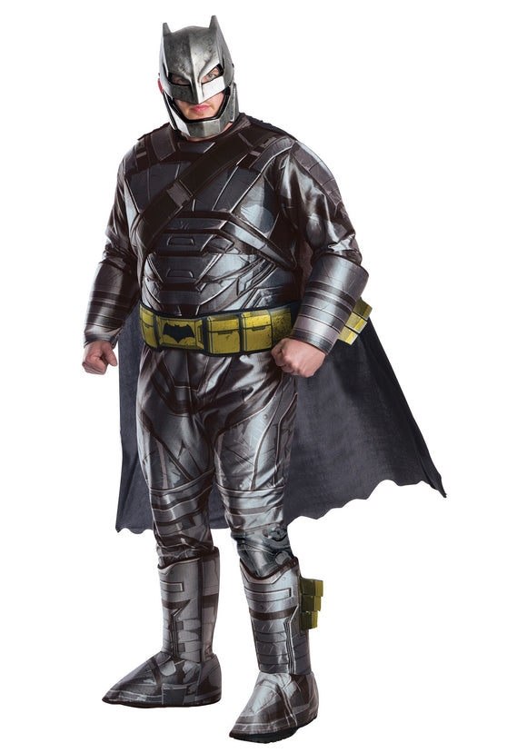 Plus Size Deluxe Dawn of Justice Armored Batman Costume 1X