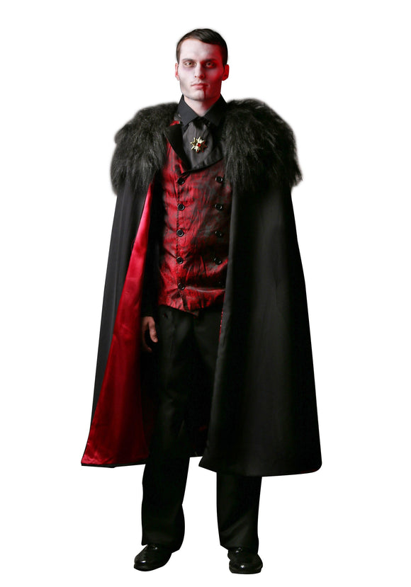 Plus Size Deluxe Vampire Costume for Men