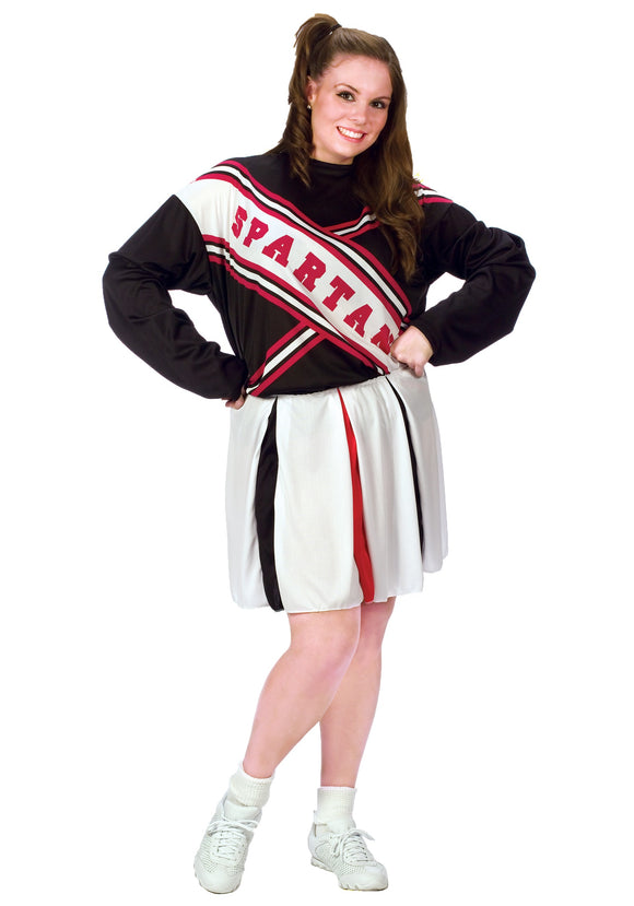 Plus Size Female Spartan Cheerleader Costume
