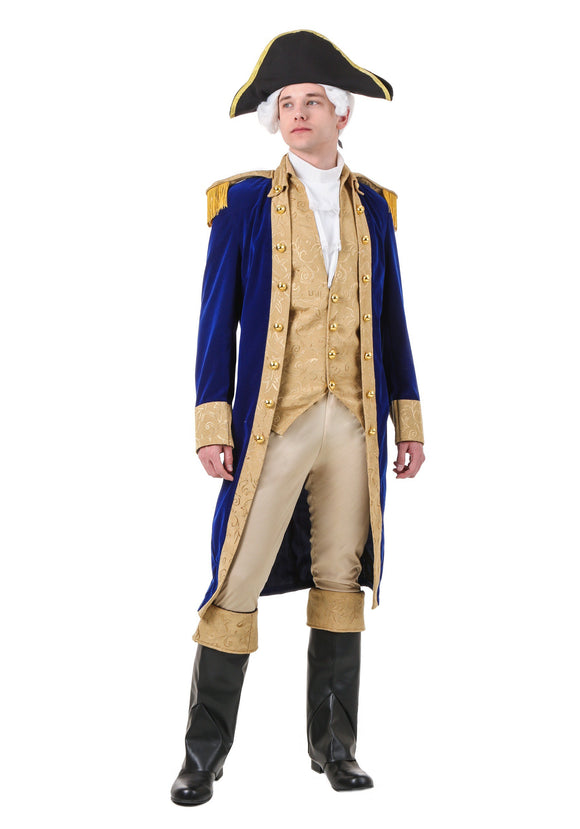 Men's Plus Size George Washington Costume
