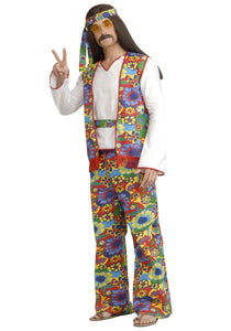 Plus Size Men's Hippie Costume 1X