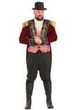 Men's Plus Size Scary Ringmaster Costume