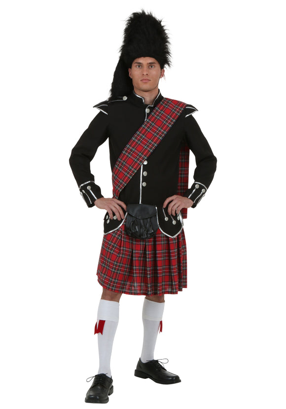 Plus Size Mens Scottish Costume 2X