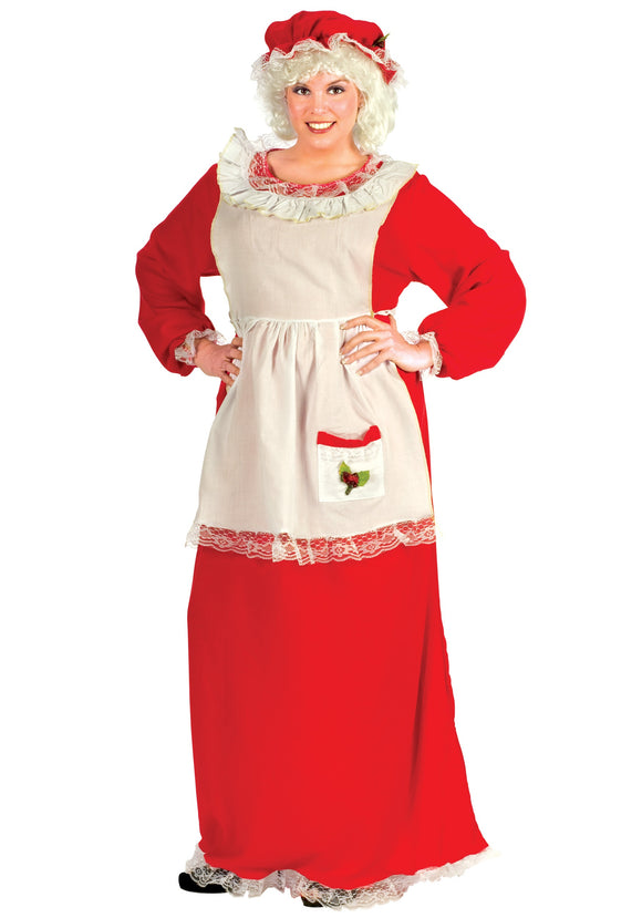Plus Size Mrs Claus Costume - Women's Christmas Costumes