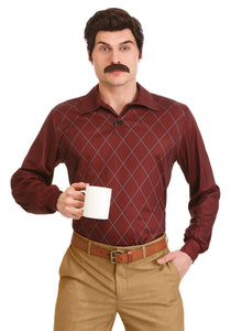 Parks and Recreation Plus Size Ron Swanson Costume for Men