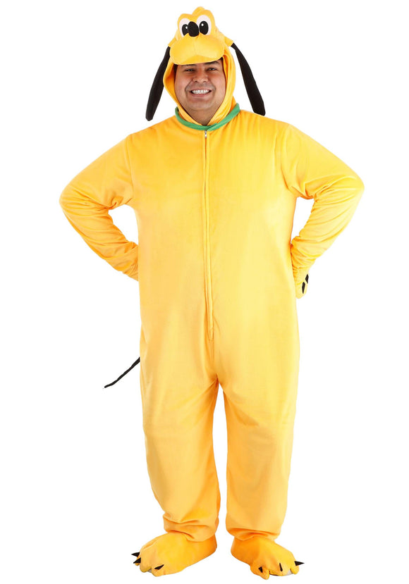 Disney Plus Size Men's Pluto Costume