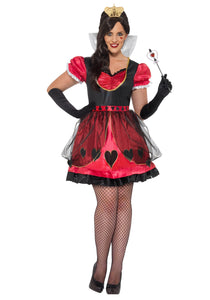 Plus Size Queen of Wonderland Costume