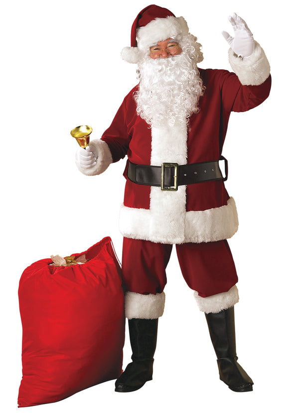 Plus Size Regal Santa Suit Costume 1X/2X