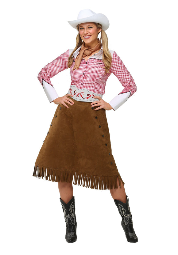 Plus Size Rodeo Cowgirl Costume