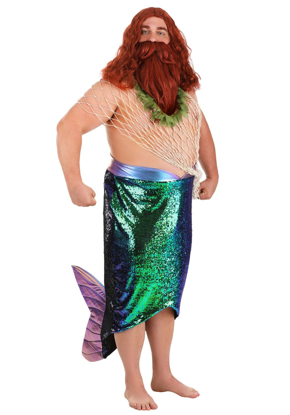 Salty Plus Size Merman Costume