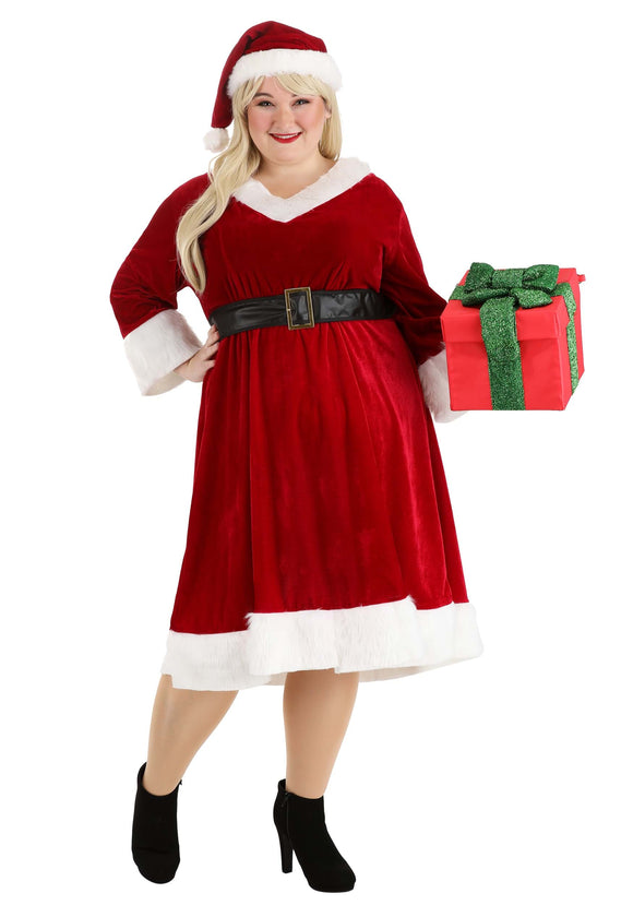 Plus Size Santa Claus Sweetie Costume for Women