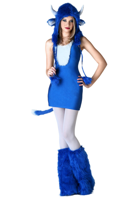 Plus Size Sexy Babe the Blue Ox Costume 1X 2X